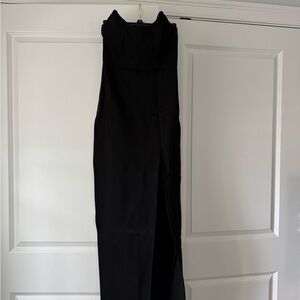 Classic Strapless Black Dress